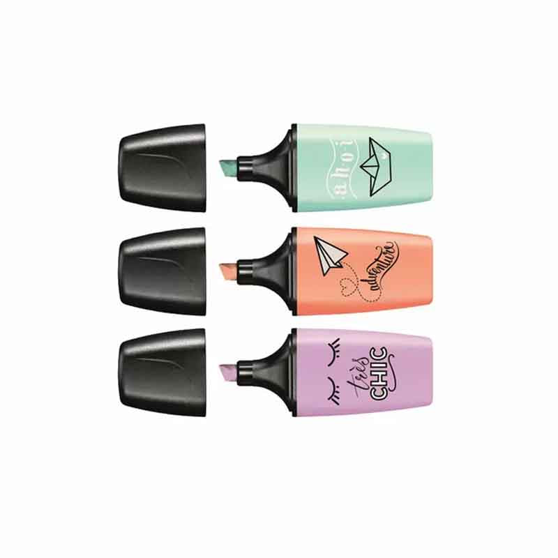 Stabilo Boss Mini Pastel Love Highlighter Set of 3