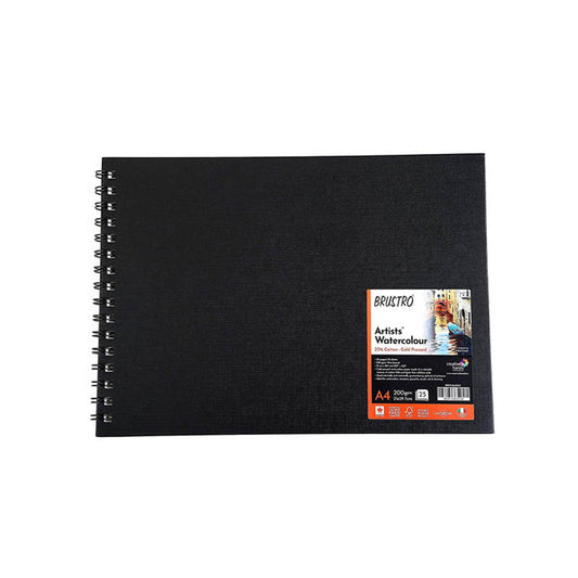 Brustro Artist Watercolour Wiro Sketchbook A4 200gsm